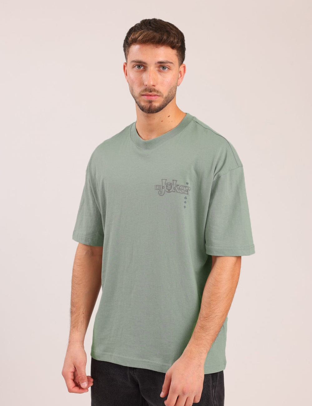 FOX גברים חולצה חולצה ממותגת הג'וקר חולצה ממותגת הג'וקר