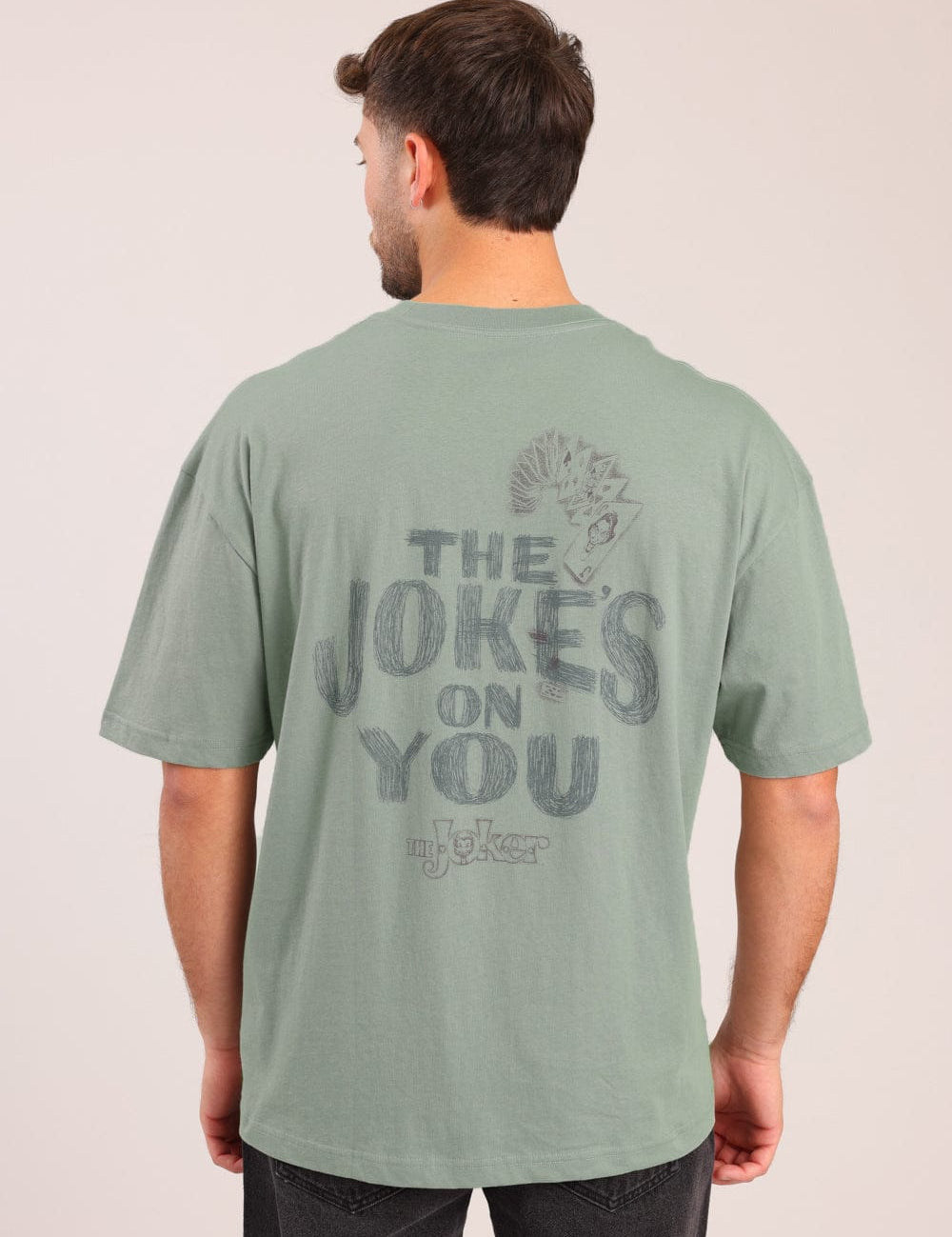 FOX גברים חולצה חולצה ממותגת הג'וקר חולצה ממותגת הג'וקר