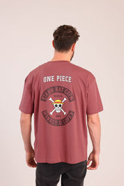FOX גברים חולצה קצרה חולצה ממותגת ONE PIECE חולצה ממותגת ONE PIECE