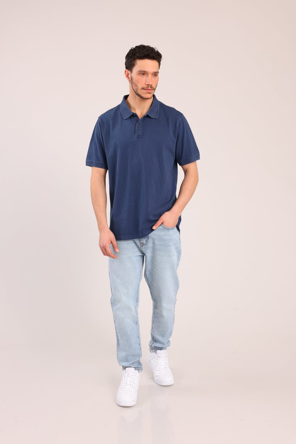 FOX גברים חולצה קצרה חולצת פולו חולצת פולו