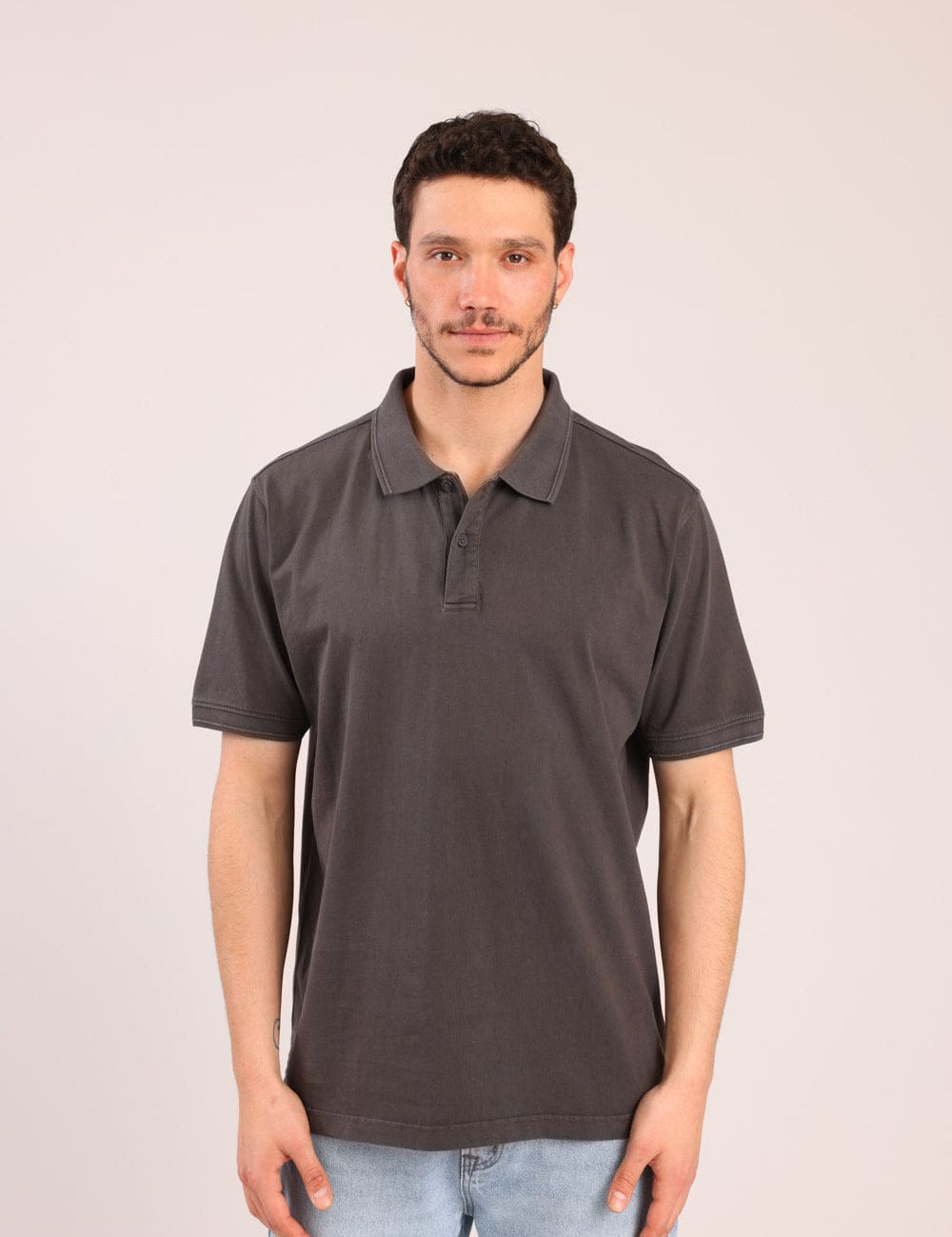 FOX גברים חולצה קצרה חולצת פולו חולצת פולו