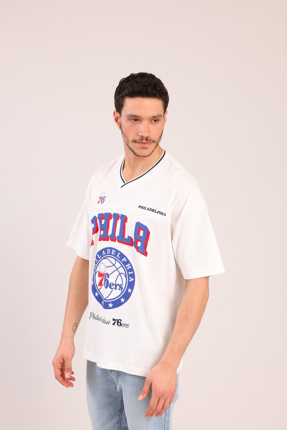 FOX גברים חולצה קצרה חולצה ממותגת NBA חולצה ממותגת NBA