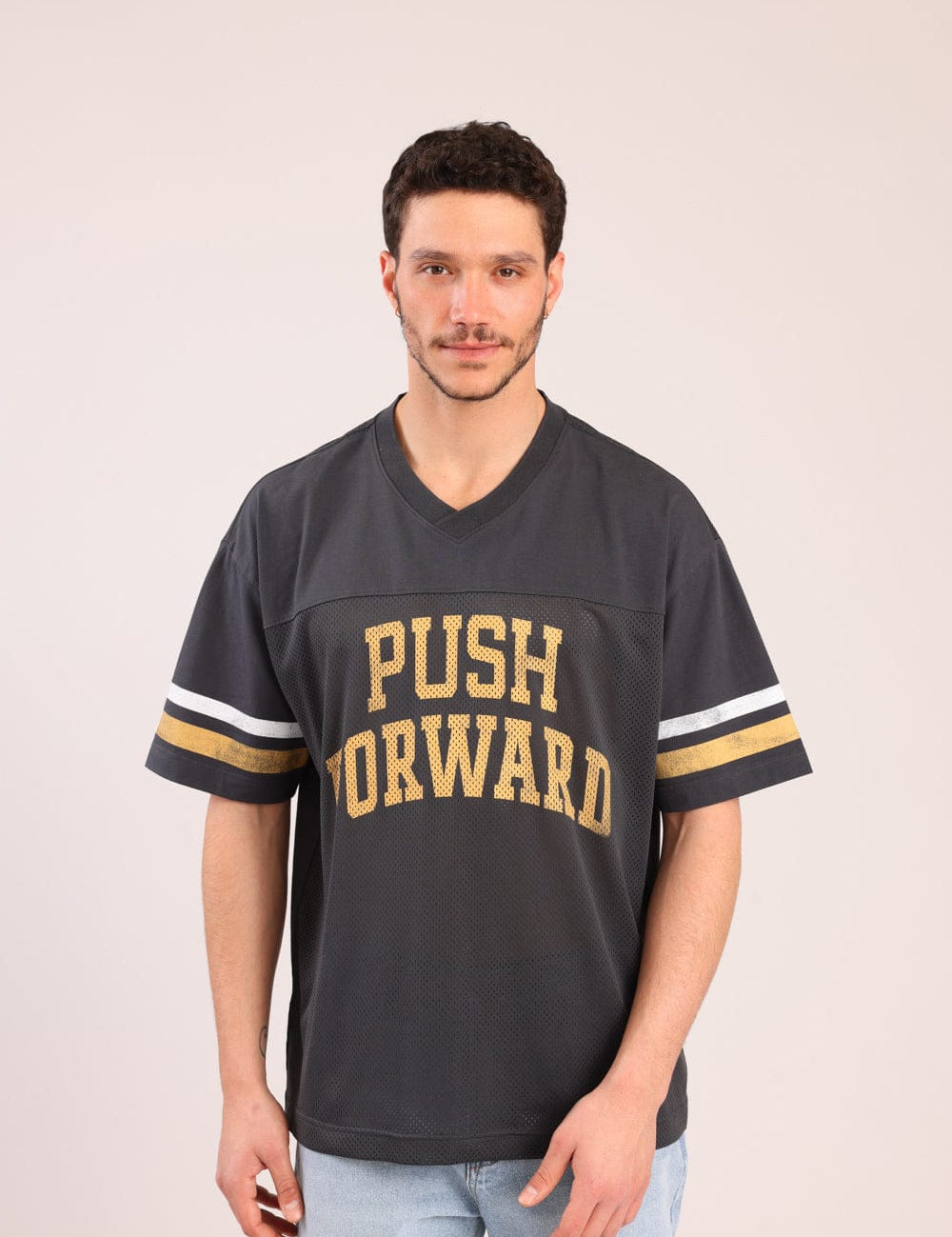 FOX גברים חולצה קצרה חולצה עם הדפס חולצה עם הדפס