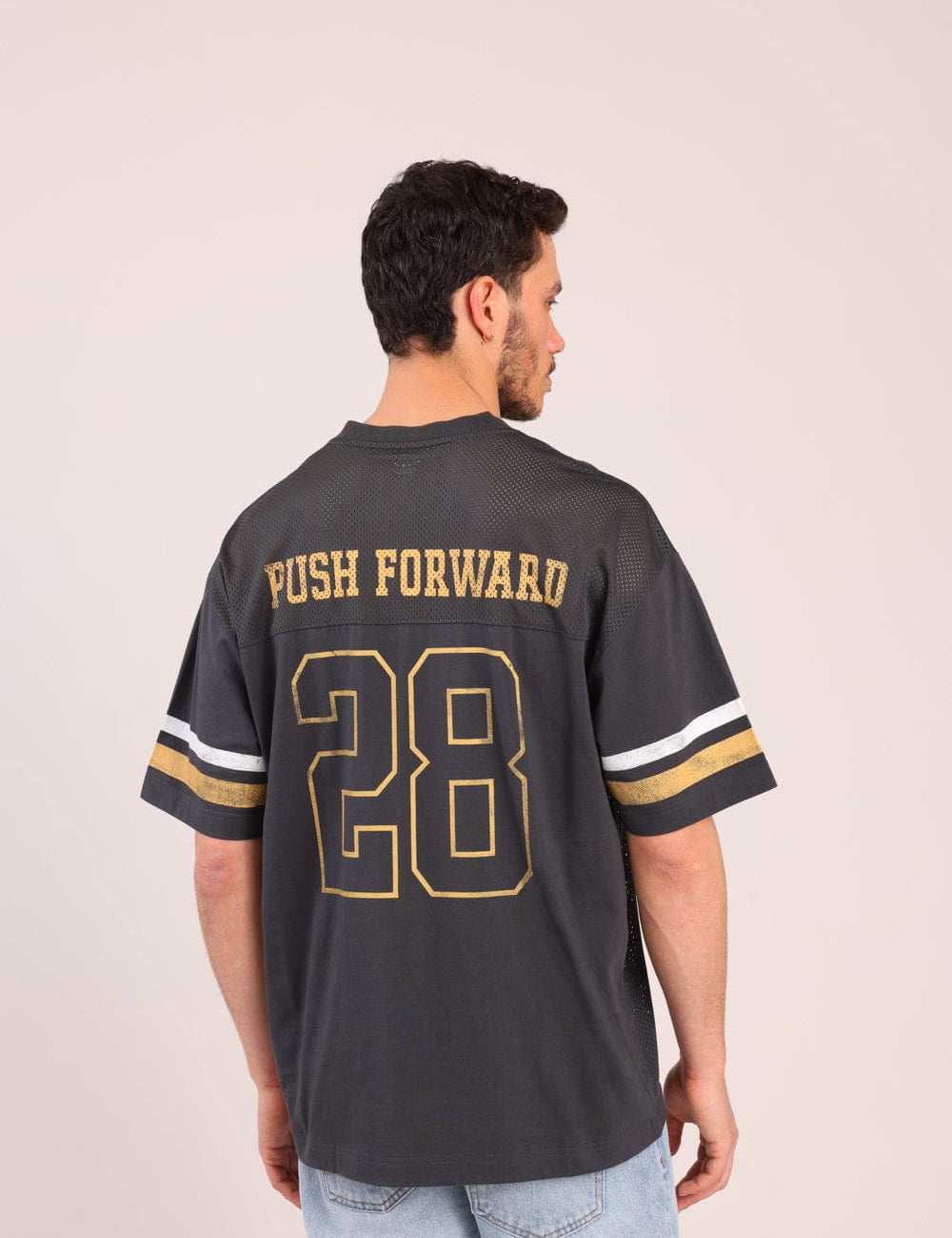 FOX גברים חולצה קצרה חולצה עם הדפס חולצה עם הדפס