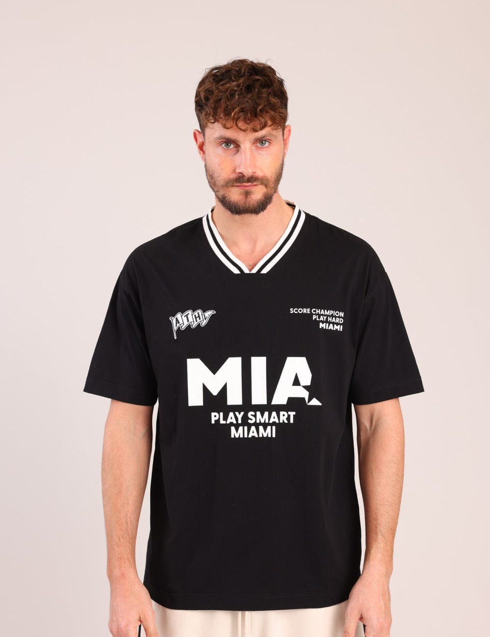 FOX גברים חולצה קצרה חולצה עם הדפס חולצה עם הדפס