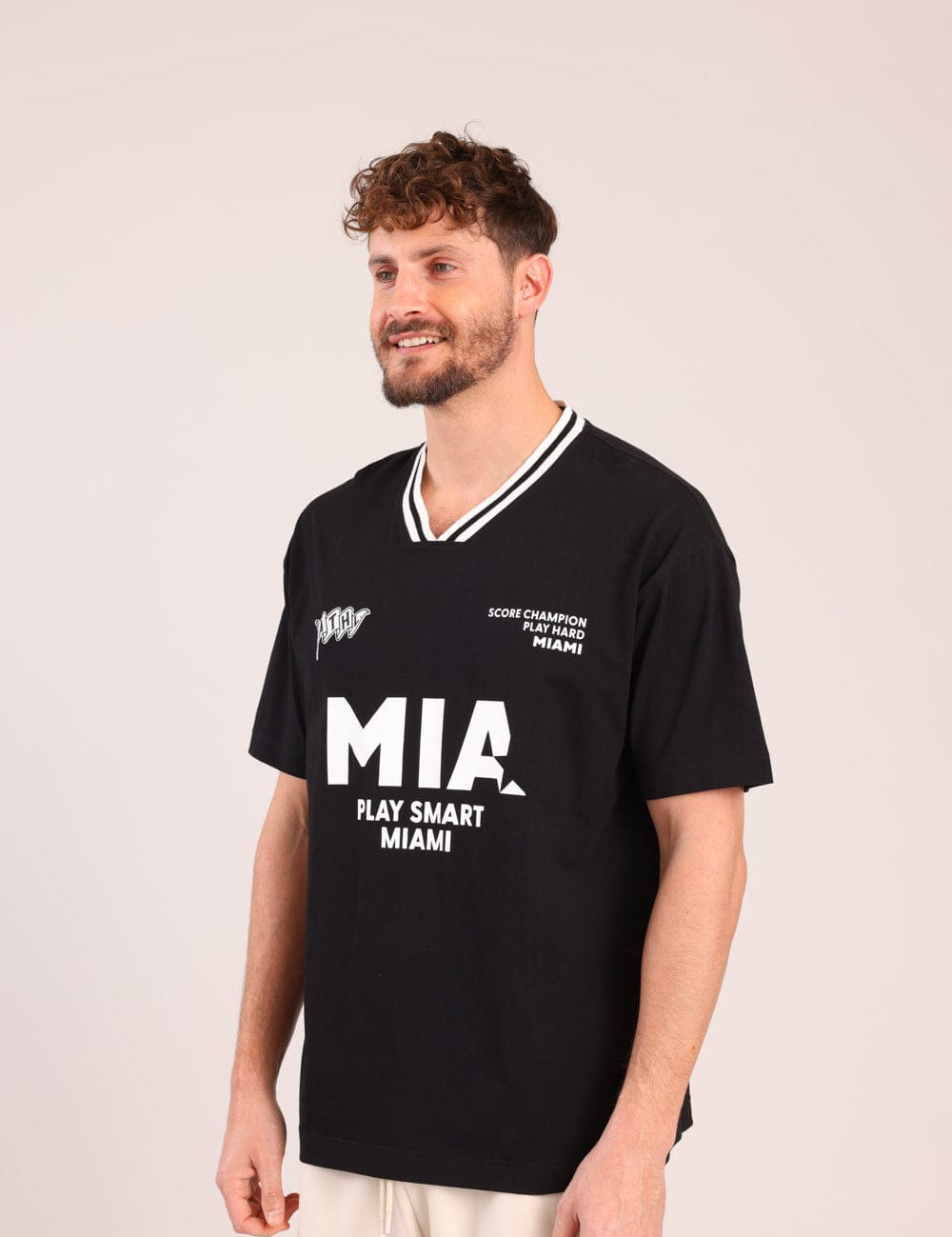 FOX גברים חולצה קצרה חולצה עם הדפס חולצה עם הדפס