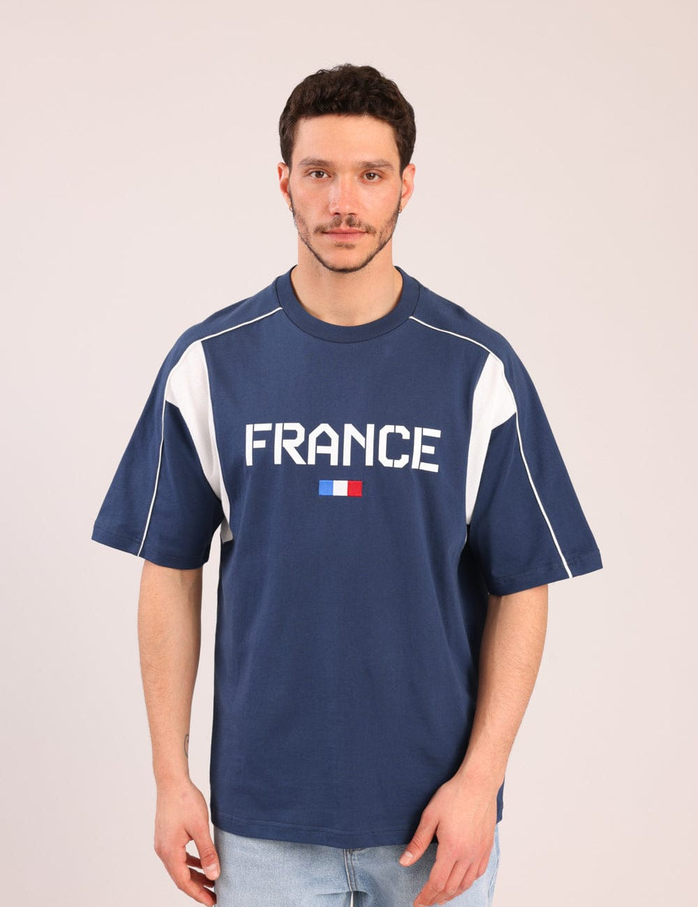 FOX גברים חולצה קצרה חולצה עם הדפס חולצה עם הדפס