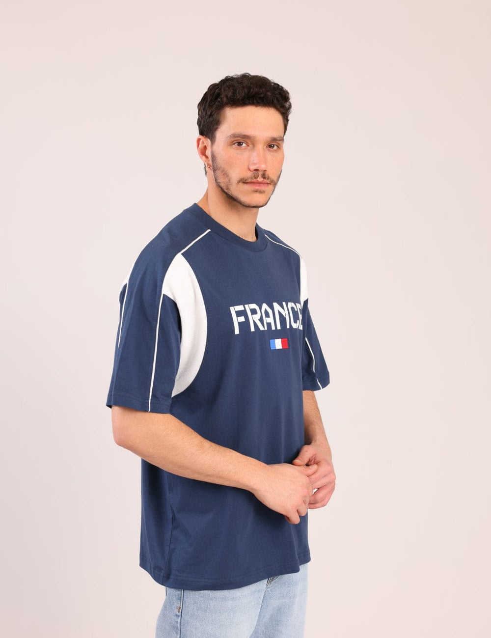 FOX גברים חולצה קצרה חולצה עם הדפס חולצה עם הדפס