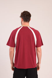 FOX גברים חולצה קצרה חולצת V עם הדפס חולצת V עם הדפס