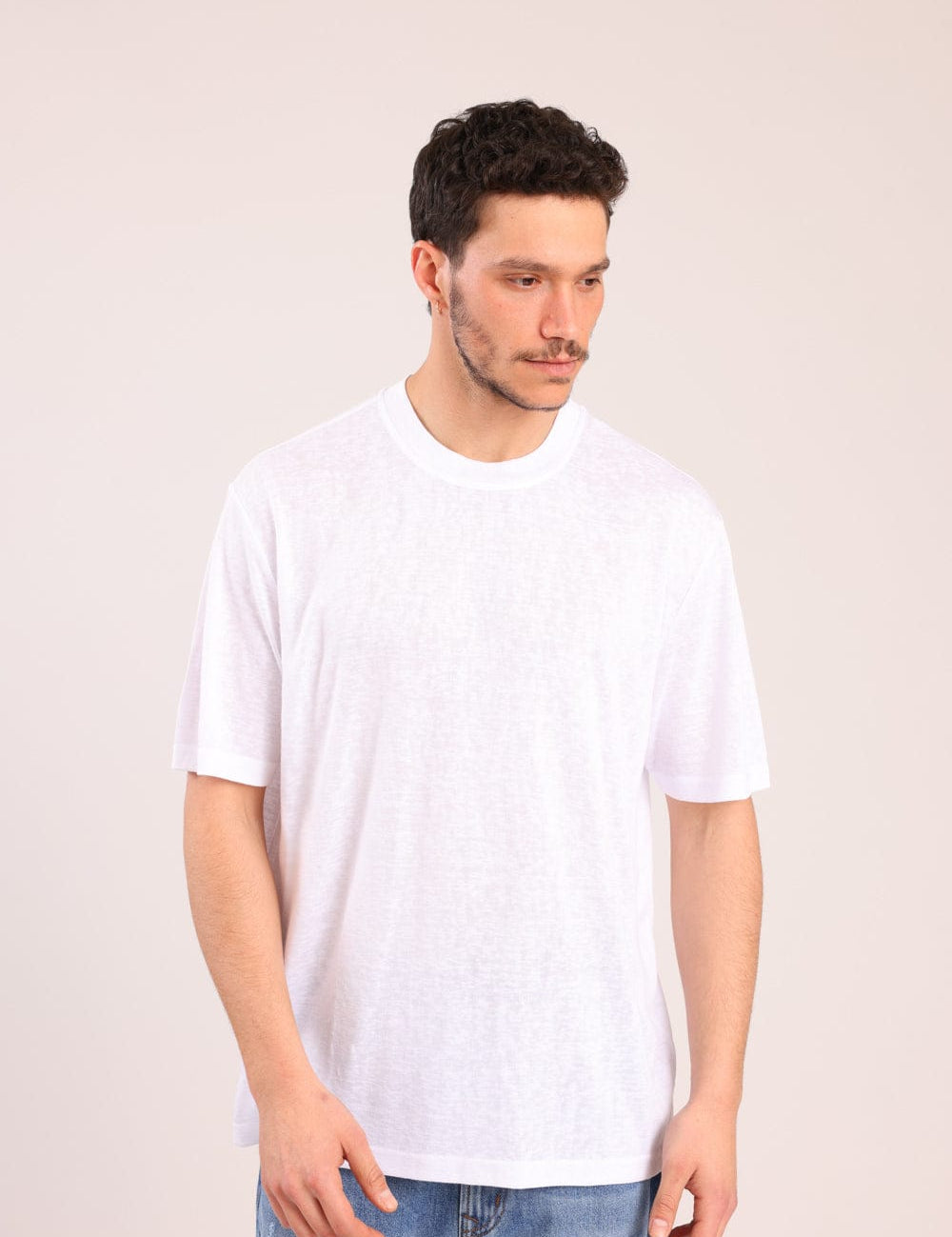 FOX גברים חולצה קצרה חולצה טריקו צווארון עגול חולצה טריקו צווארון עגול