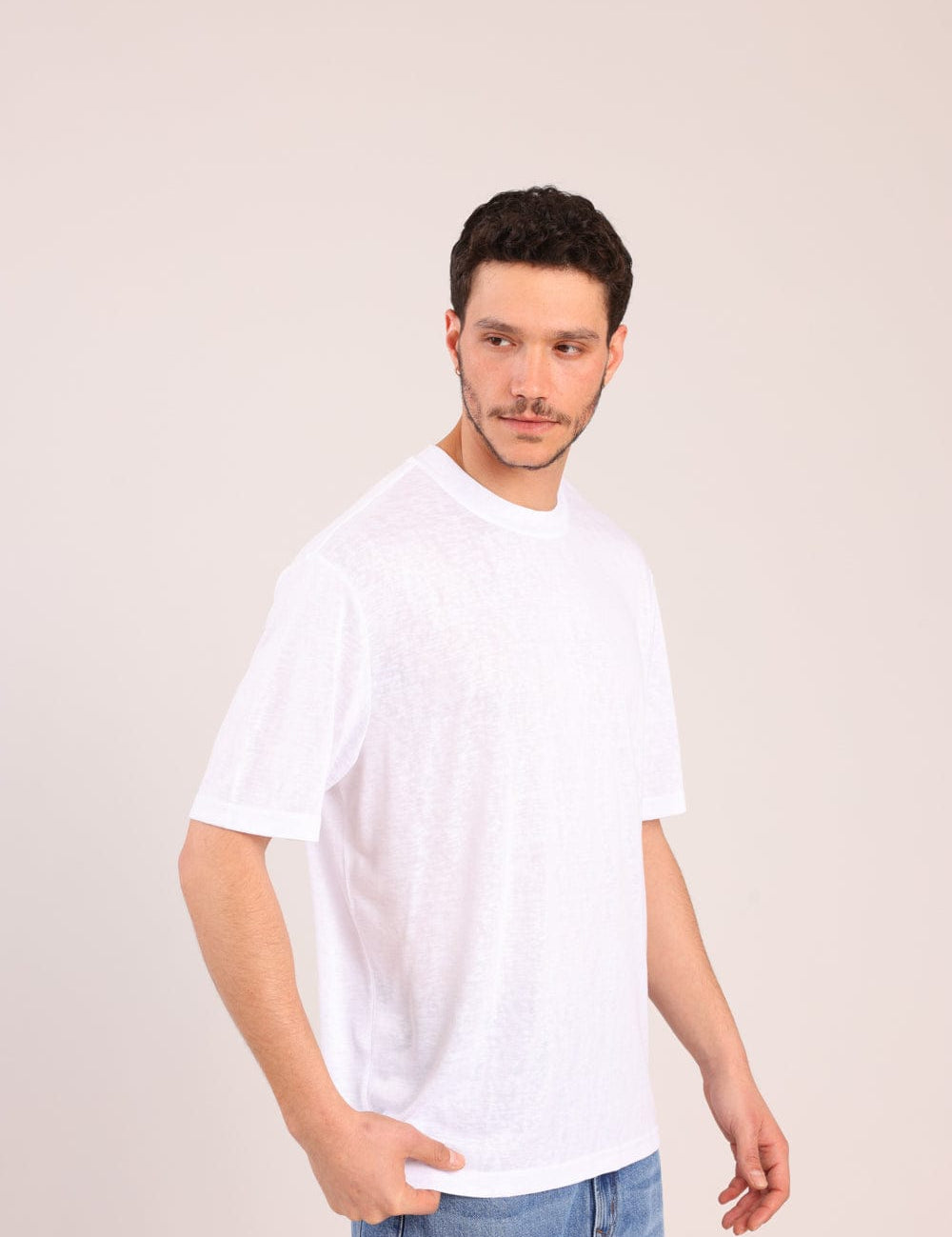 FOX גברים חולצה קצרה חולצה טריקו צווארון עגול חולצה טריקו צווארון עגול