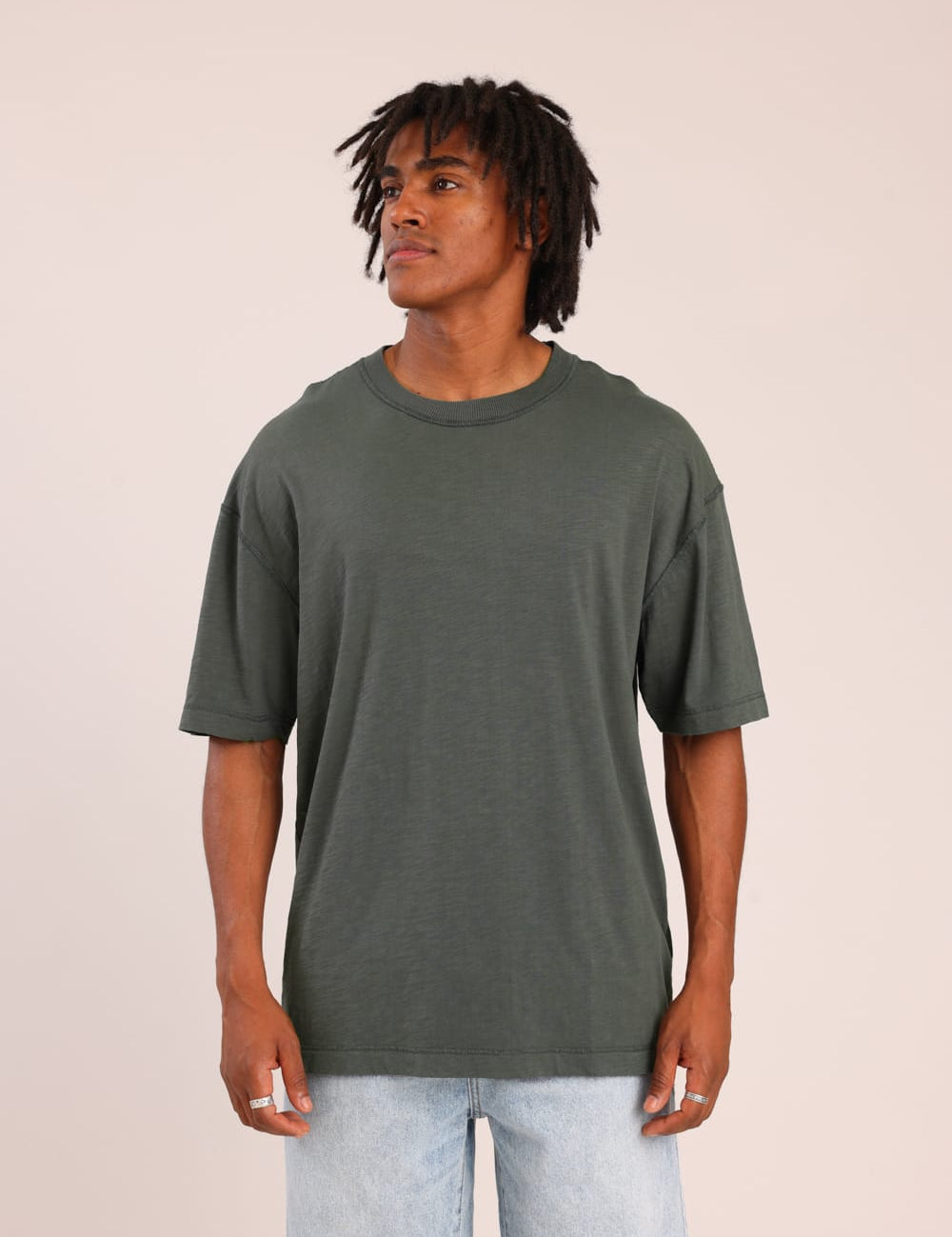 FOX גברים חולצה קצרה חולצה חלקה חולצה חלקה