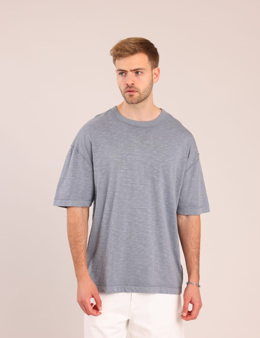 FOX גברים חולצה קצרה חולצה חלקה חולצה חלקה