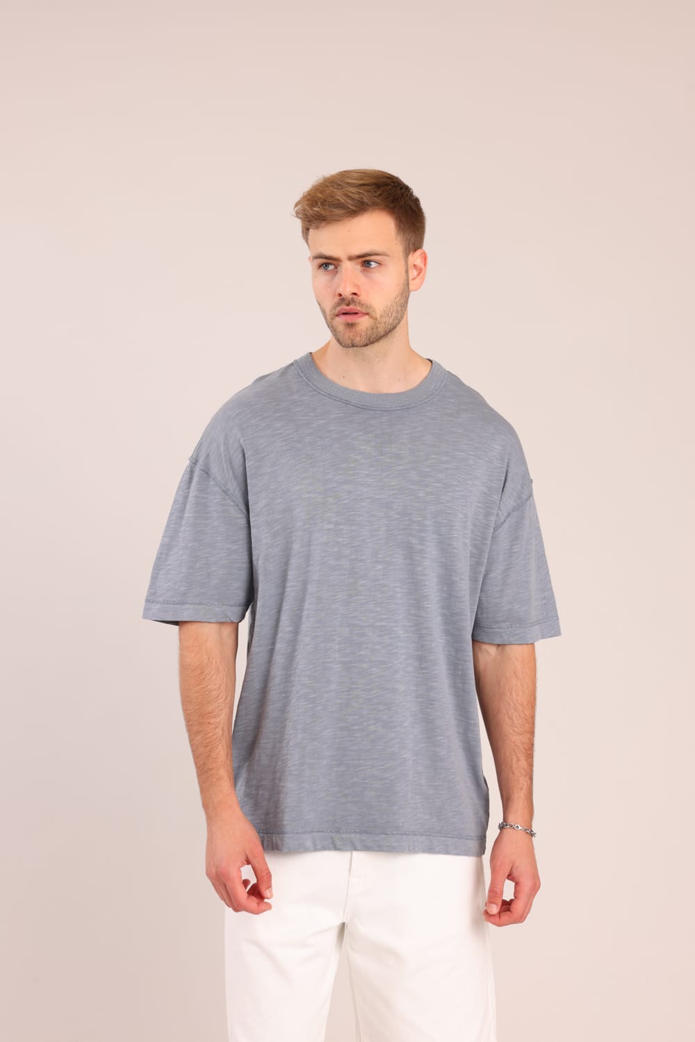 FOX גברים חולצה קצרה חולצה חלקה חולצה חלקה