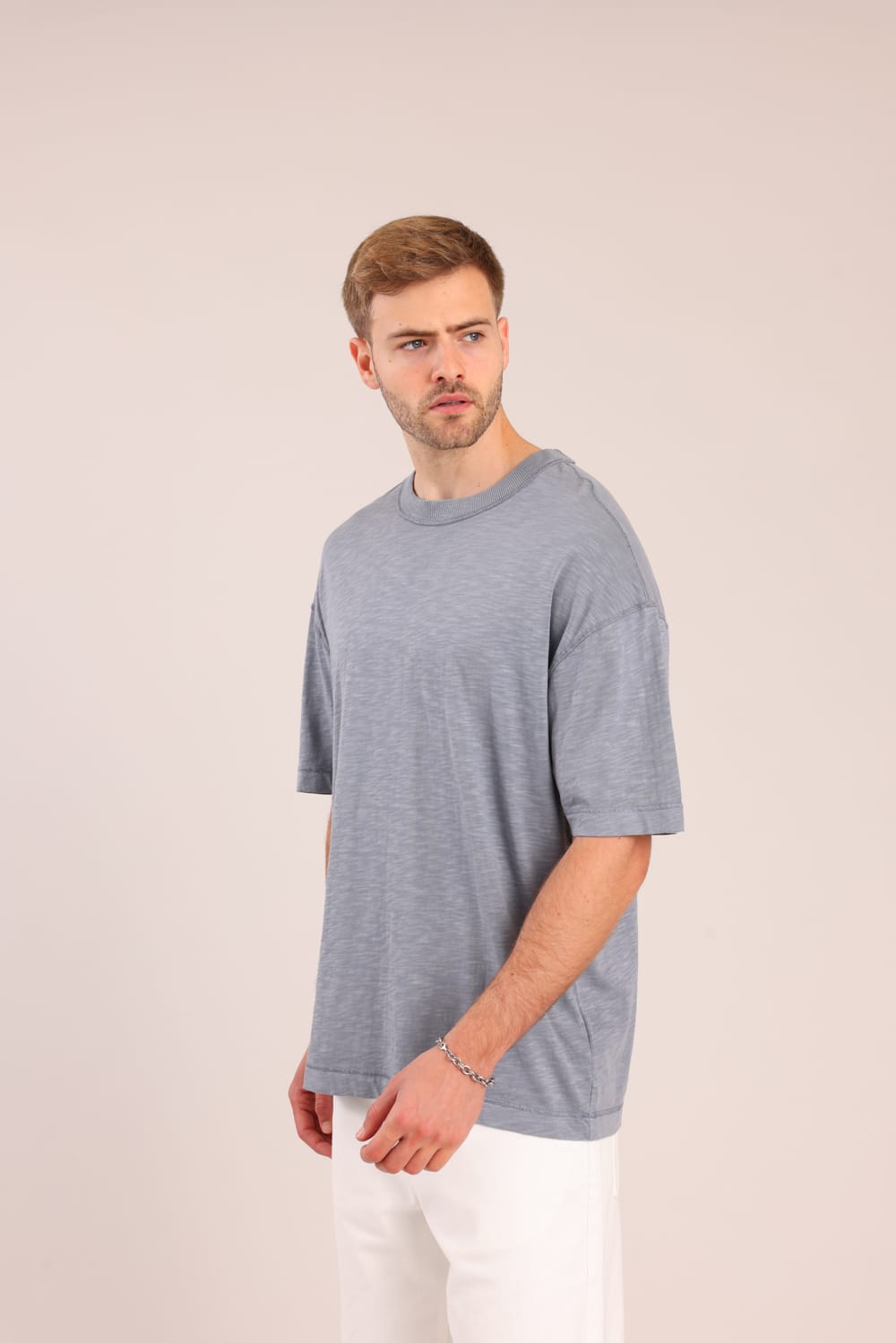 FOX גברים חולצה קצרה חולצה חלקה חולצה חלקה