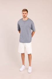 FOX גברים חולצה קצרה חולצה חלקה חולצה חלקה