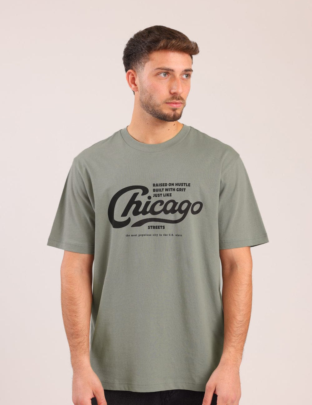 FOX גברים חולצה חולצה עם הדפס חולצה עם הדפס