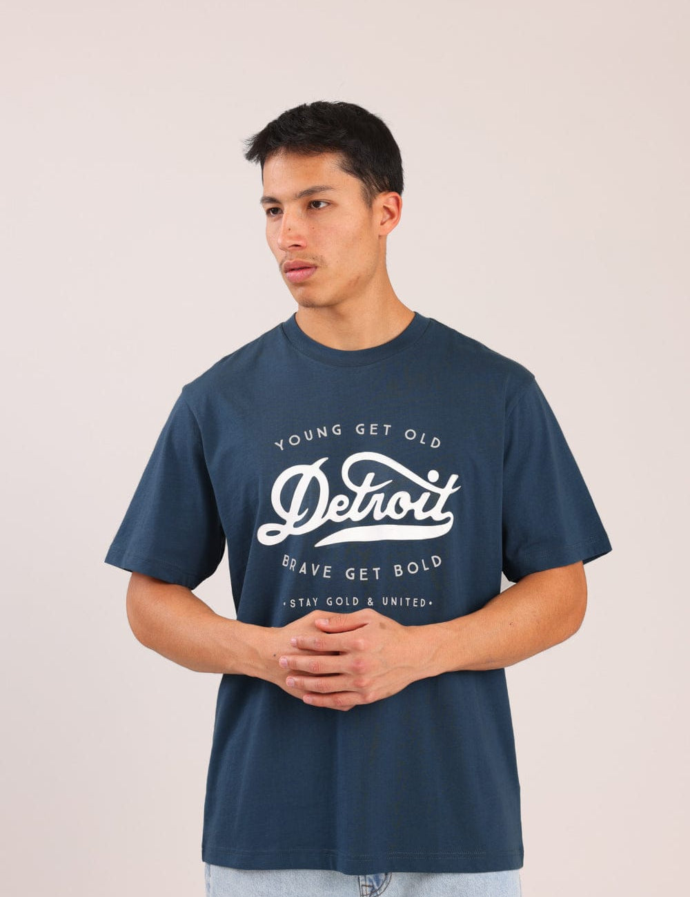 FOX גברים חולצה חולצה עם הדפס חולצה עם הדפס