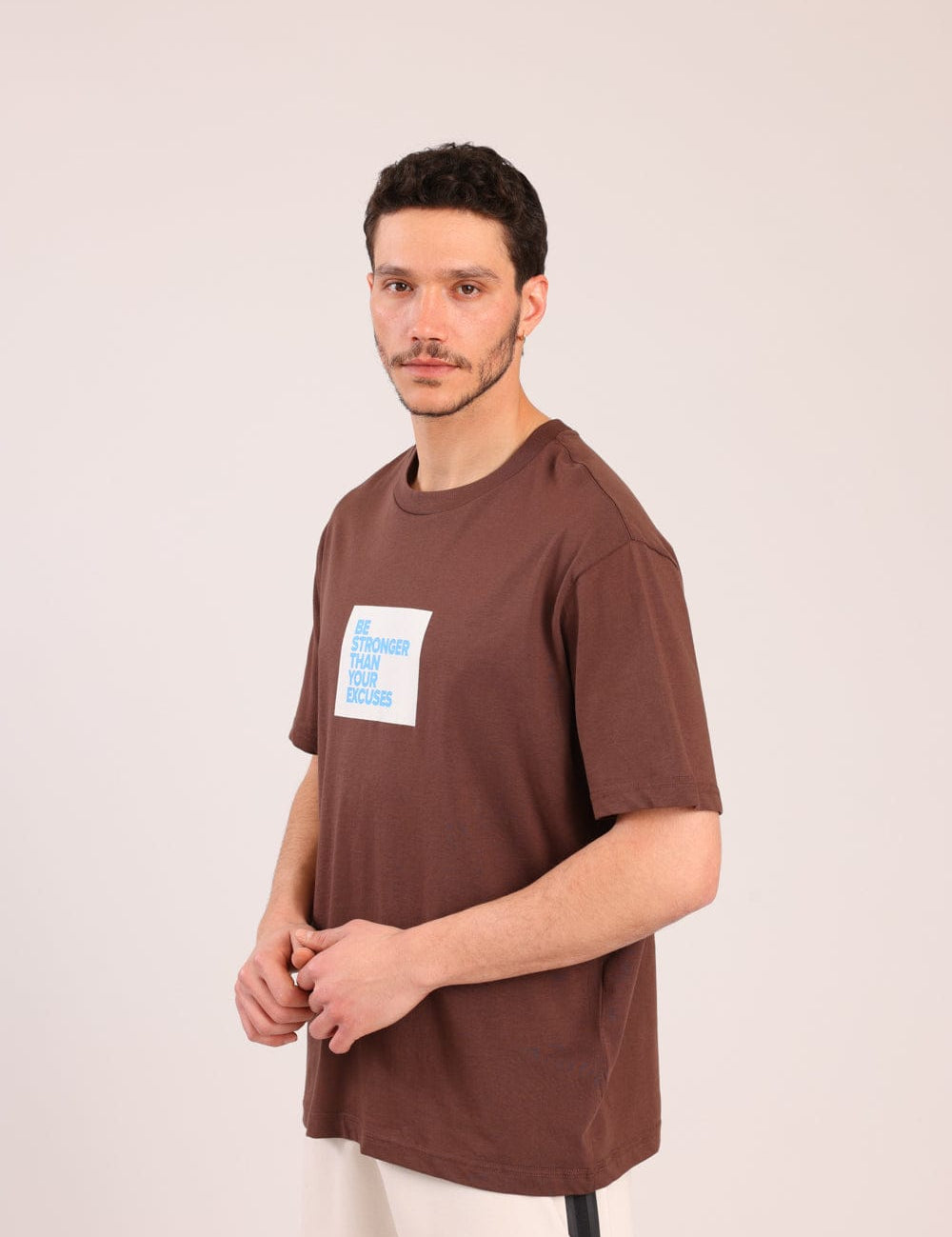 FOX גברים חולצה קצרה חולצה עם הדפס חולצה עם הדפס