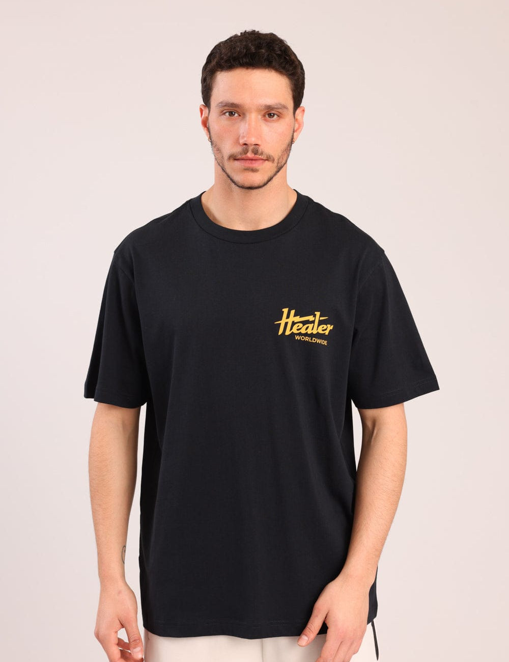 FOX גברים חולצה קצרה חולצה עם הדפס חולצה עם הדפס