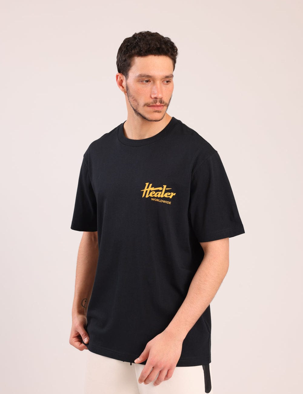 FOX גברים חולצה קצרה חולצה עם הדפס חולצה עם הדפס