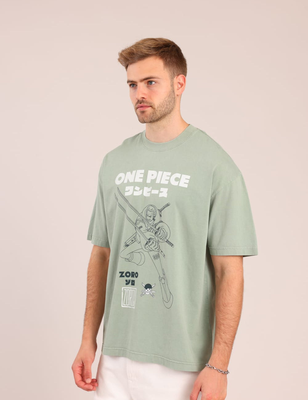 FOX גברים חולצה קצרה חולצה ממותגת וואן פיס חולצה ממותגת וואן פיס