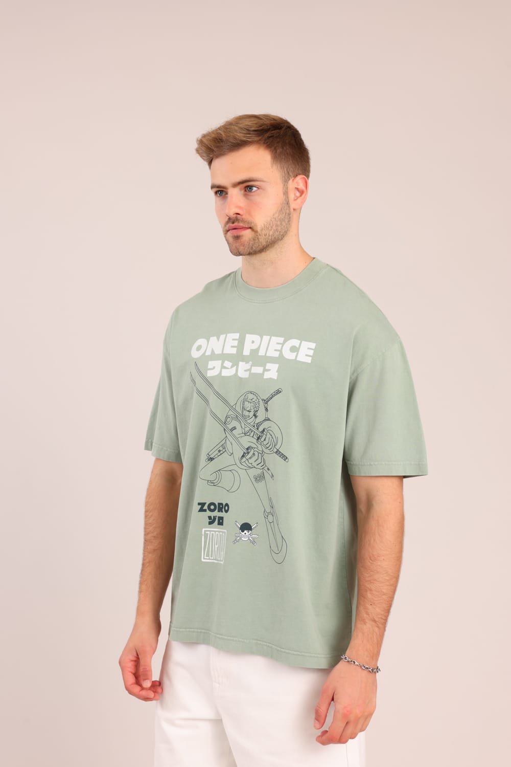 FOX גברים חולצה קצרה חולצה ממותגת וואן פיס חולצה ממותגת וואן פיס
