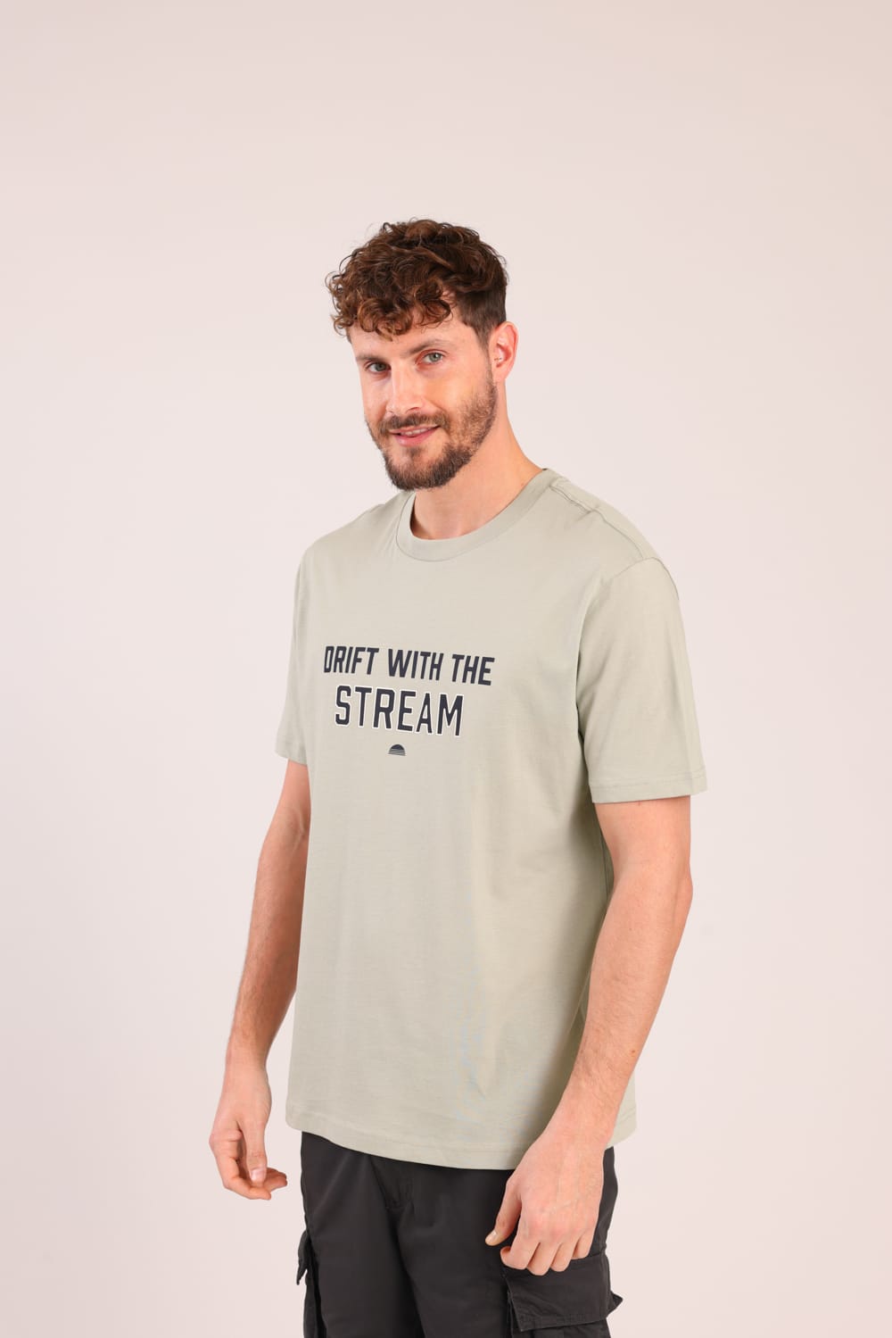 FOX גברים חולצה קצרה חולצה עם הדפס חולצה עם הדפס