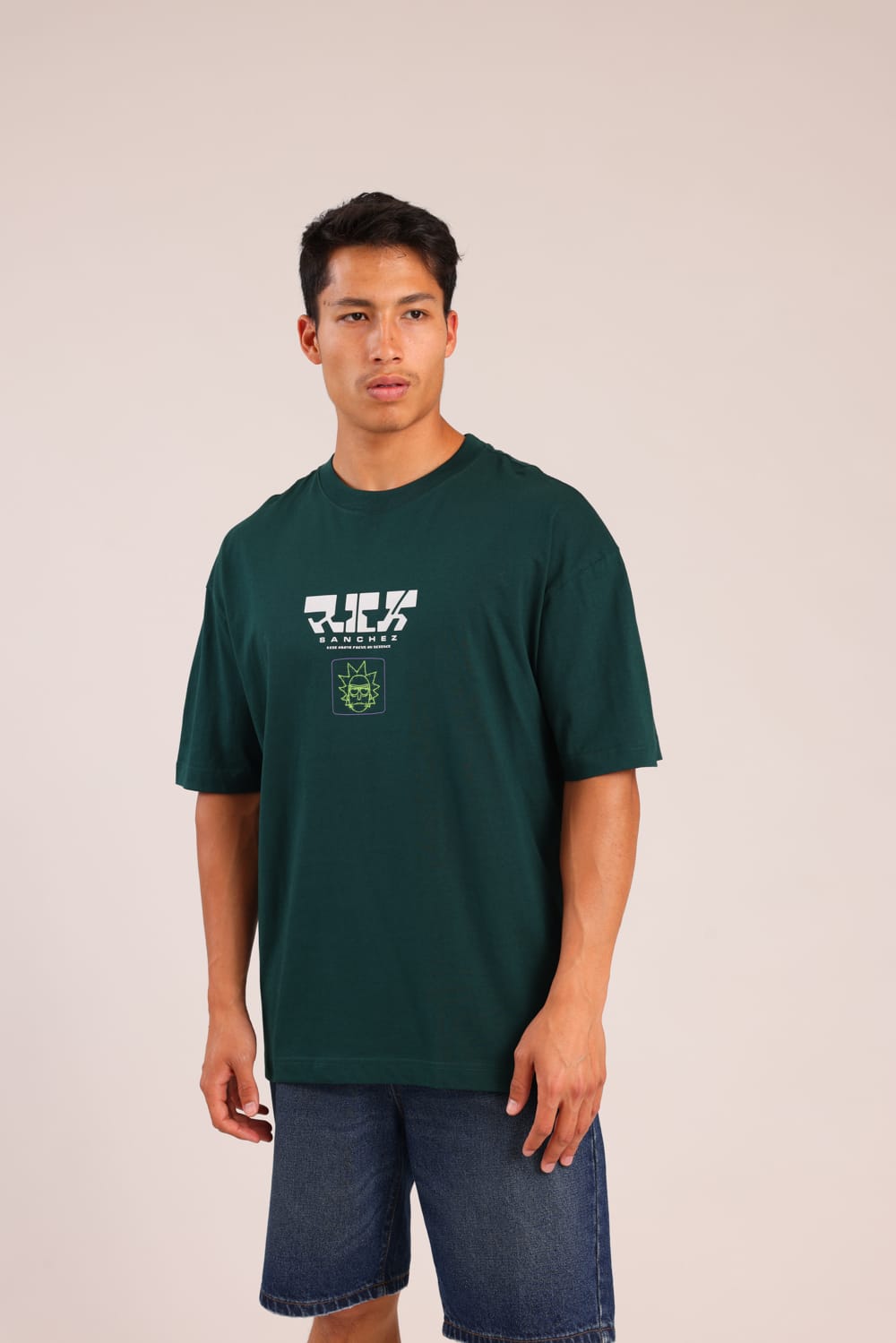 FOX גברים חולצה קצרה חולצה עם הדפס חולצה עם הדפס