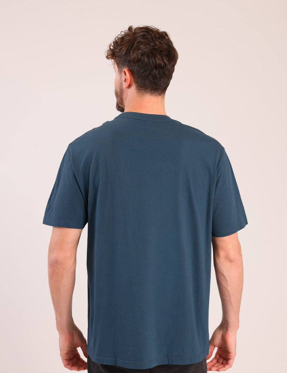 FOX גברים חולצה קצרה טישרט בייסיק צווארון עגול טישרט בייסיק צווארון עגול