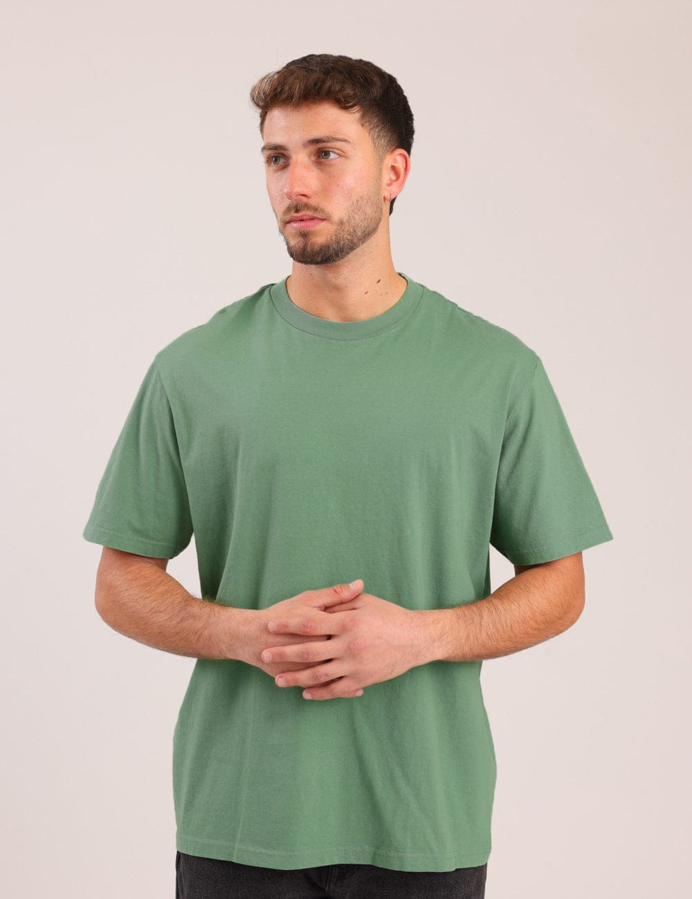 FOX גברים חולצה קצרה חולצת בייסיק קצרה חולצת בייסיק קצרה