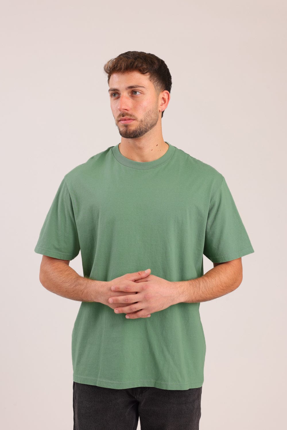 FOX גברים חולצה קצרה חולצת בייסיק קצרה חולצת בייסיק קצרה