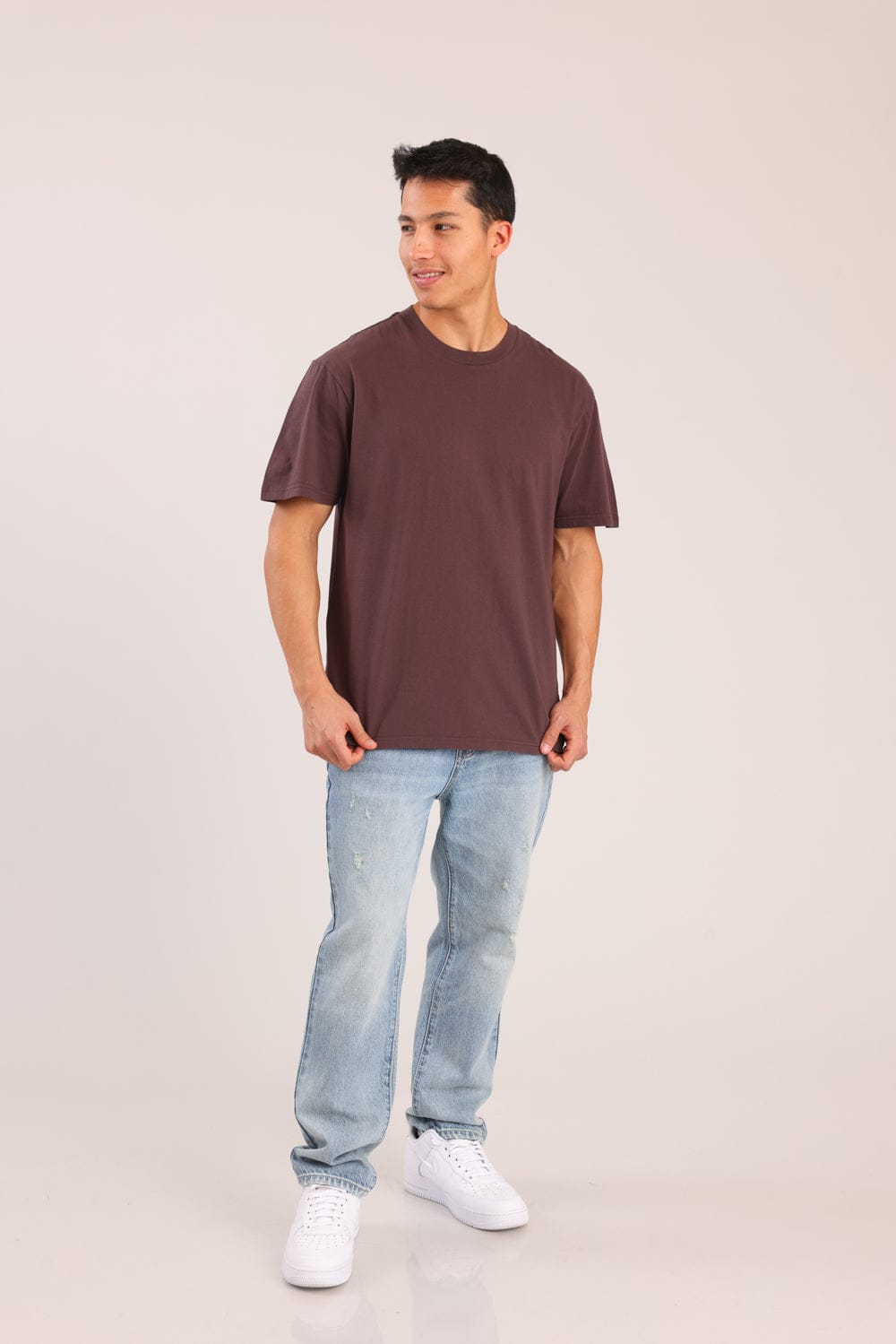 FOX גברים חולצה קצרה חולצת בייסיק קצרה חולצת בייסיק קצרה