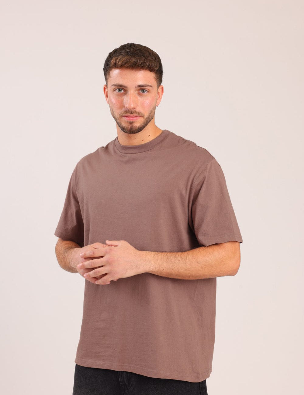 FOX גברים חולצה קצרה חולצת בייסיק קצרה חולצת בייסיק קצרה