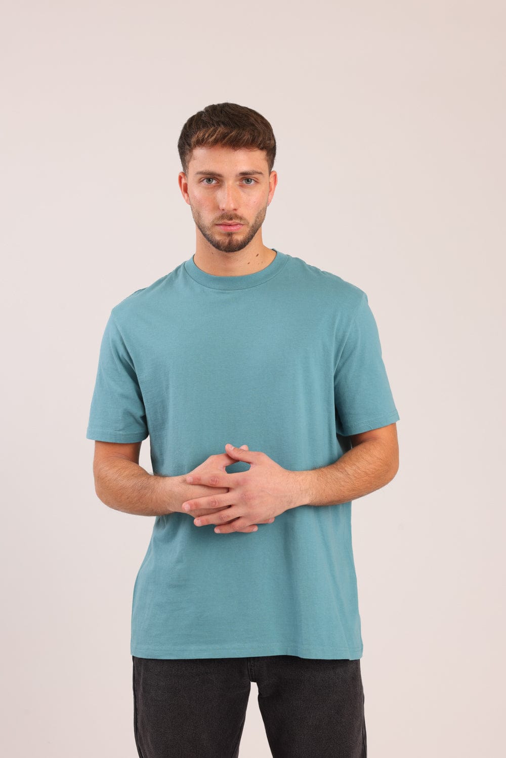 FOX גברים חולצה חולצת בייסיק קצרה חולצת בייסיק קצרה