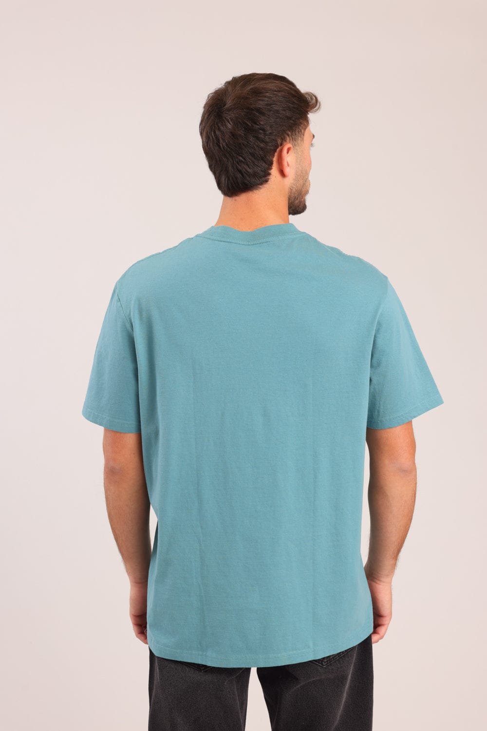 FOX גברים חולצה חולצת בייסיק קצרה חולצת בייסיק קצרה