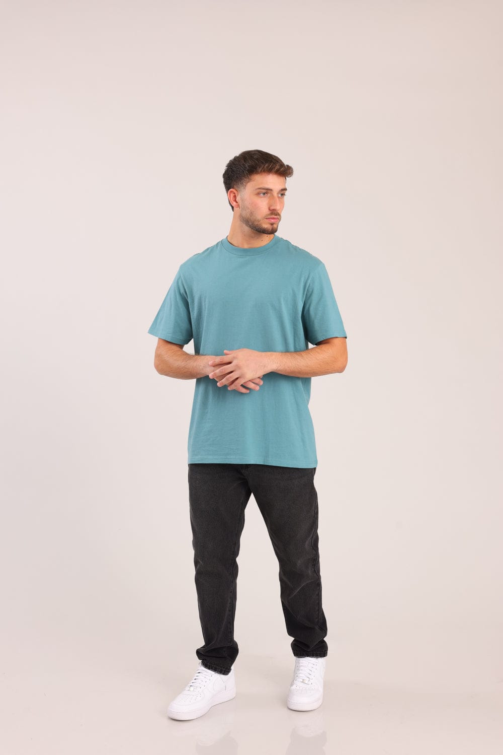 FOX גברים חולצה חולצת בייסיק קצרה חולצת בייסיק קצרה