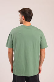 FOX גברים חולצה קצרה טישרט בייסיק צווארון V טישרט בייסיק צווארון V
