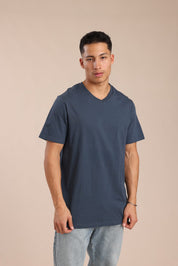 FOX גברים חולצה טישרט בייסיק צווארון V FOX | חולצת בייסיק וי | קנה עכשיו