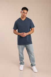 FOX גברים חולצה טישרט בייסיק צווארון V FOX | חולצת בייסיק וי | קנה עכשיו