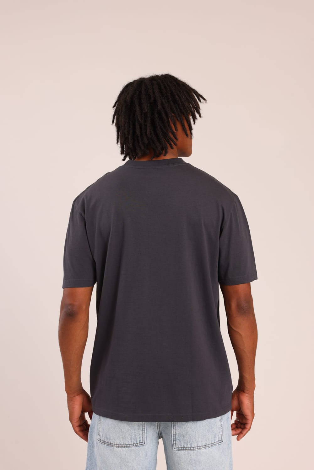 FOX גברים חולצה קצרה טישרט בייסיק צווארון V טישרט בייסיק צווארון V