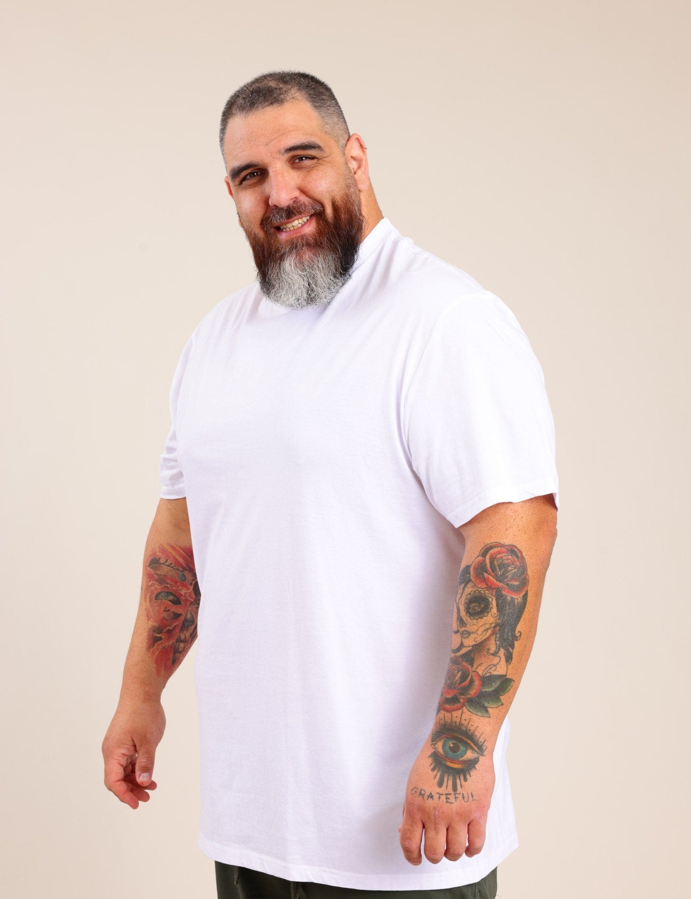 FOX פלאס גברים חולצה חולצת בייסיק ניקי | PLUS SIZE חולצת בייסיק ניקי | PLUS SIZE