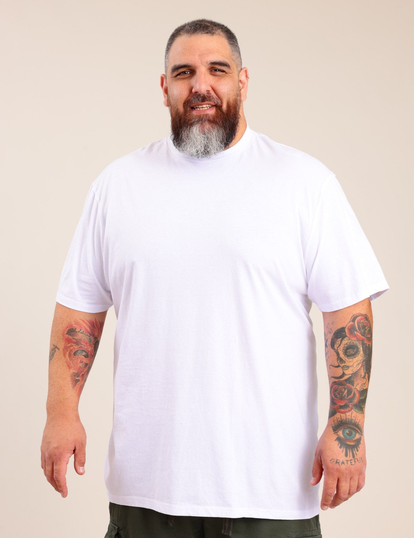 FOX פלאס גברים חולצה חולצת בייסיק ניקי | PLUS SIZE חולצת בייסיק ניקי | PLUS SIZE