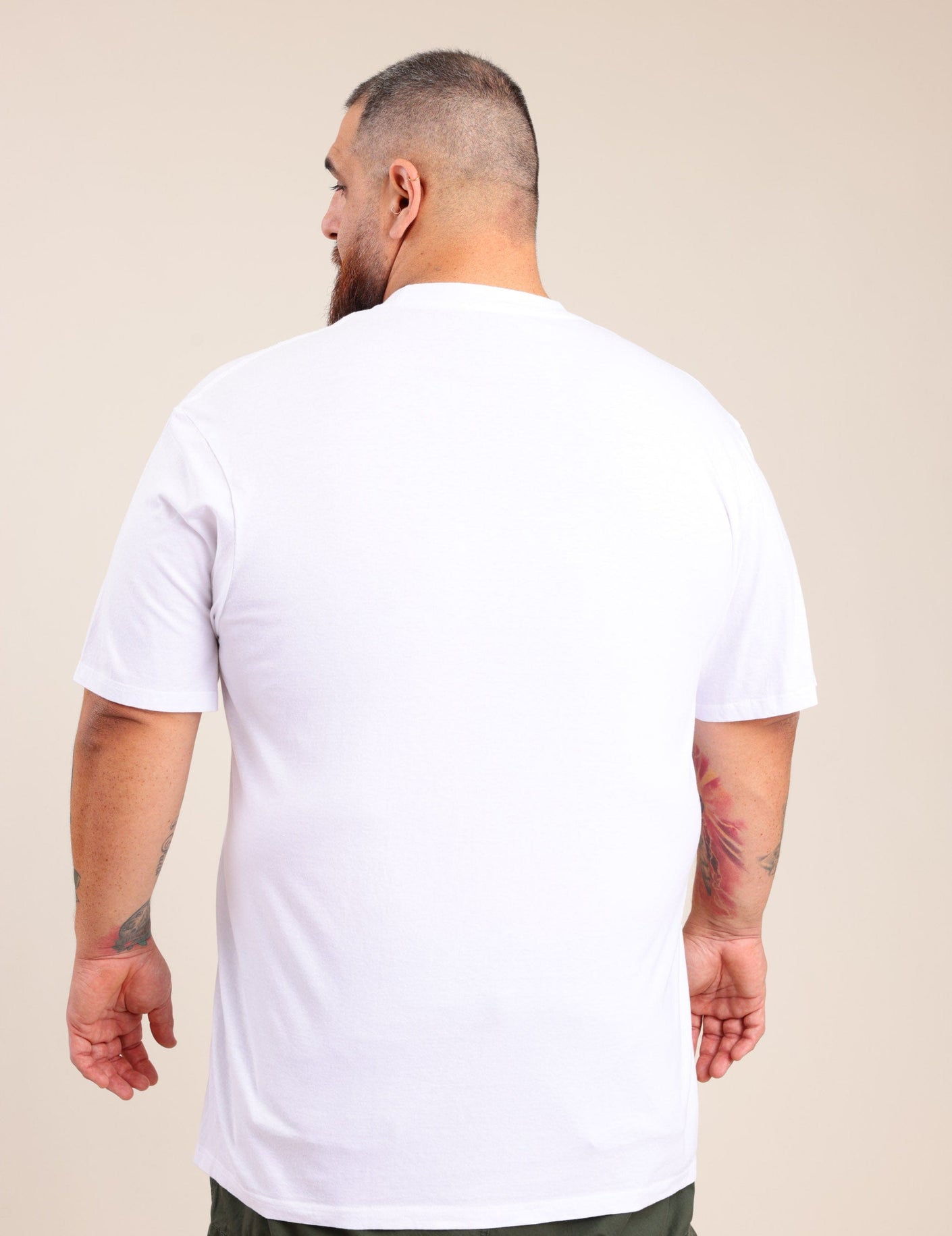 FOX פלאס גברים חולצה חולצת בייסיק ניקי | PLUS SIZE חולצת בייסיק ניקי | PLUS SIZE