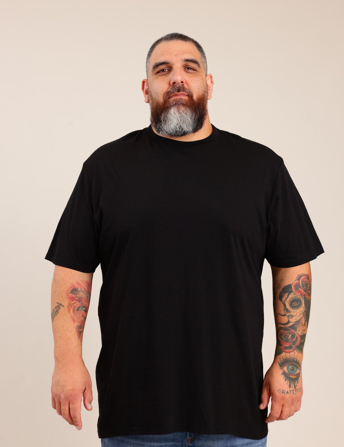 FOX פלאס גברים חולצה חולצת בייסיק ניקי | PLUS SIZE חולצת בייסיק ניקי | PLUS SIZE
