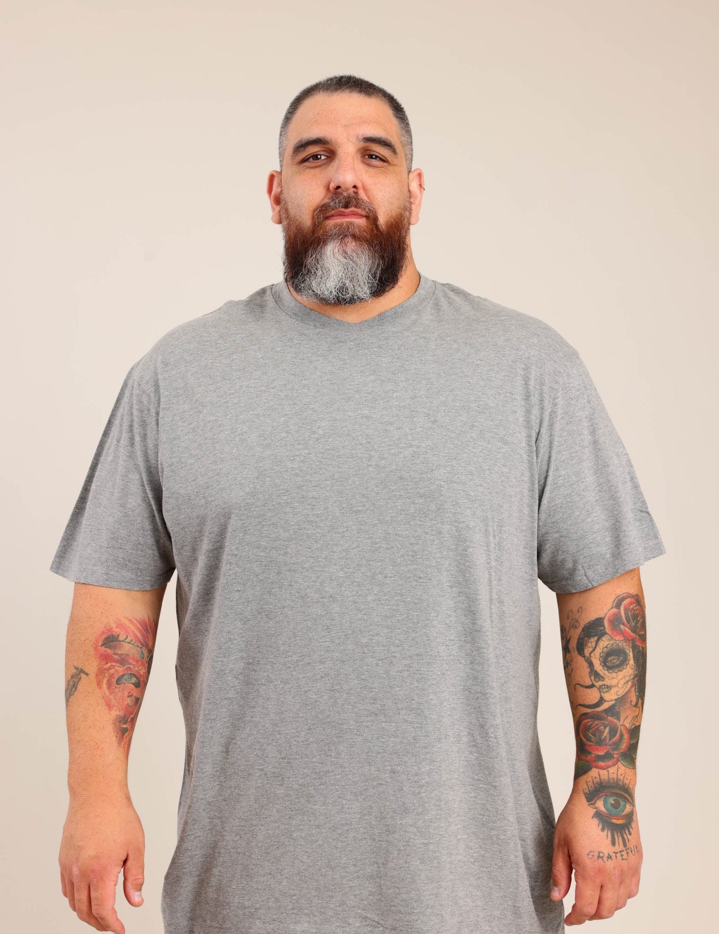 FOX פלאס גברים חולצה חולצת בייסיק ניקי | PLUS SIZE חולצת בייסיק ניקי | PLUS SIZE