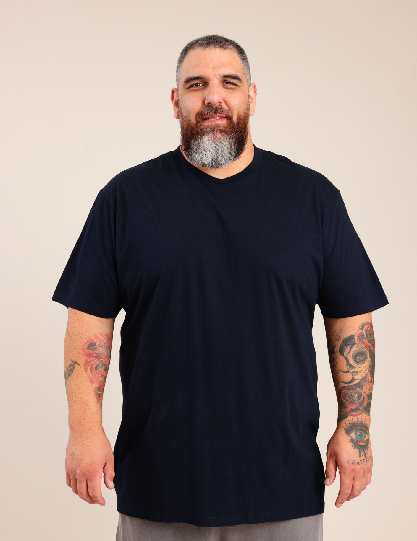 FOX פלאס גברים חולצה חולצת בייסיק ניקי | PLUS SIZE חולצת בייסיק ניקי | PLUS SIZE