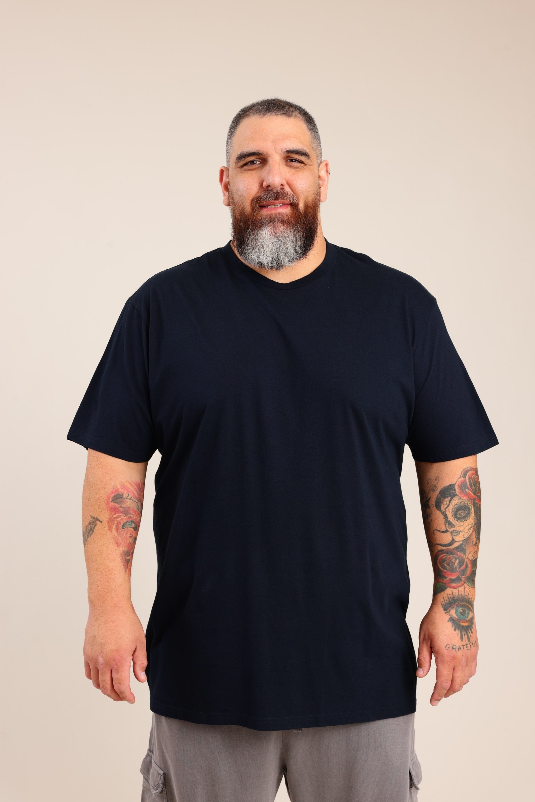 FOX פלאס גברים חולצה חולצת בייסיק ניקי | PLUS SIZE חולצת בייסיק ניקי | PLUS SIZE