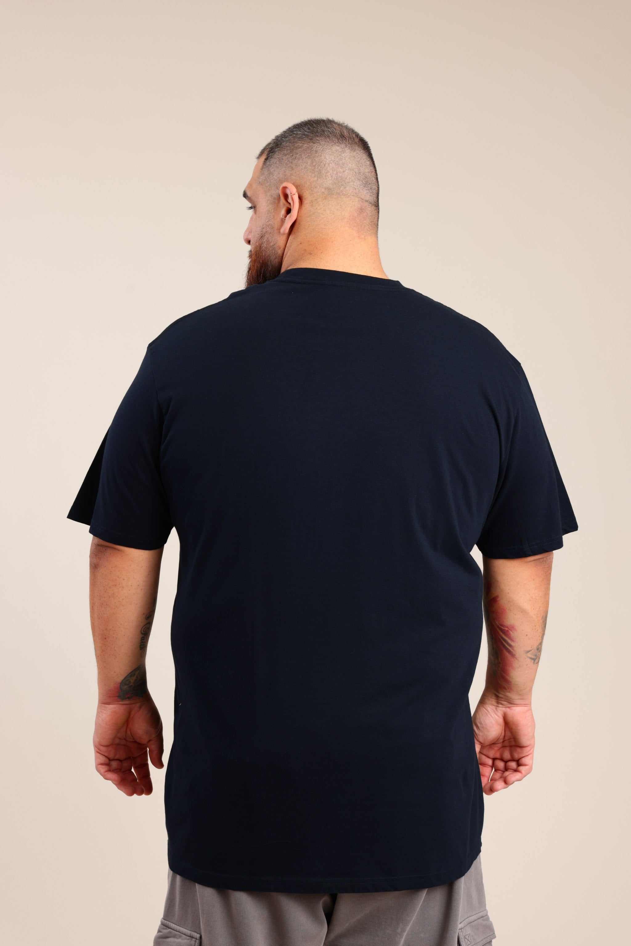 FOX פלאס גברים חולצה חולצת בייסיק ניקי | PLUS SIZE חולצת בייסיק ניקי | PLUS SIZE