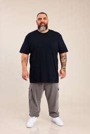 FOX פלאס גברים חולצה חולצת בייסיק ניקי | PLUS SIZE חולצת בייסיק ניקי | PLUS SIZE